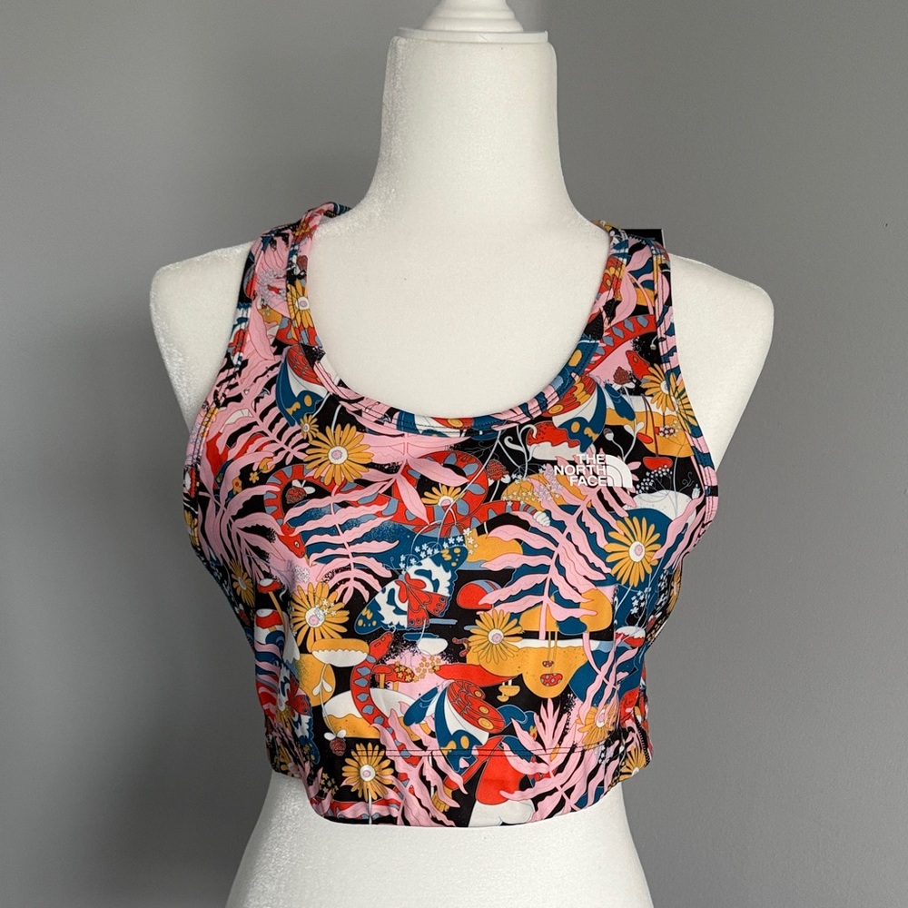 The North Face Pink Floral Crop Top
